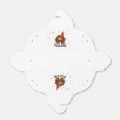 Cute Squatchy Birthday Bigfoot Bedankdoosjes (Uitgevouwen)