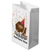 Cute Squatchy Birthday Bigfoot Klein Cadeauzakje (Achterkant Gekanteld)
