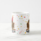 Cute Squatchy Birthday Bigfoot Koffiemok (Center)