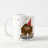 Cute Squatchy Birthday Bigfoot Koffiemok (Links)