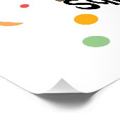 Cute Squatchy Birthday Bigfoot Perfect Poster (Hoek)