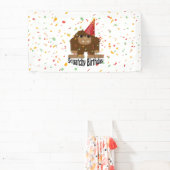 Cute Squatchy Birthday Bigfoot Spandoek (Insitu)