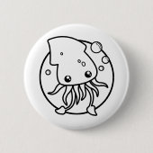Cute Squid Button (Voorkant)