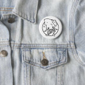 Cute Squid Button (In situ)