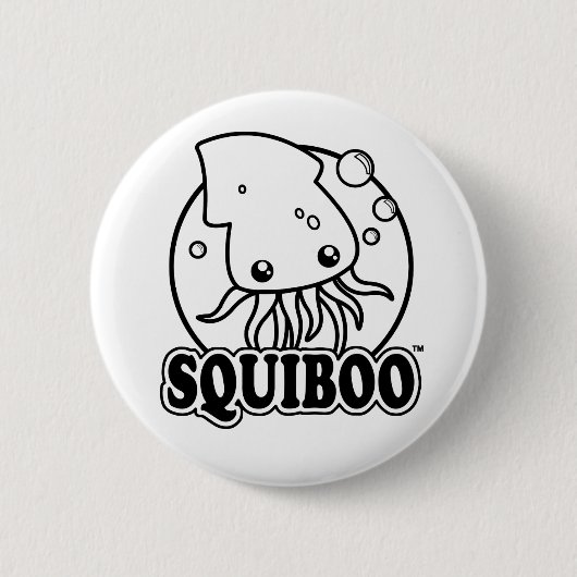 Cute Squid Button (Voorkant)