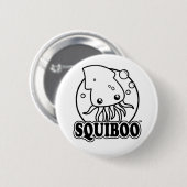 Cute Squid Button (Voorkant /achterkant)