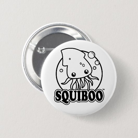Cute Squid Button (Voorkant /achterkant)
