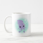 Cute Squid Coffee Mok (Links)