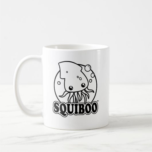 Cute Squid Coffee Mok (Links)