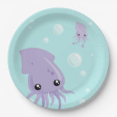 Cute Squid Paper Bord (Voorkant)