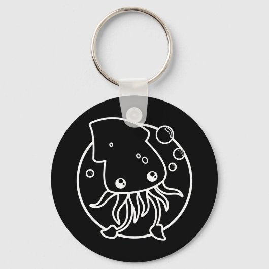 Cute Squid Sleutelhanger (Voorkant)