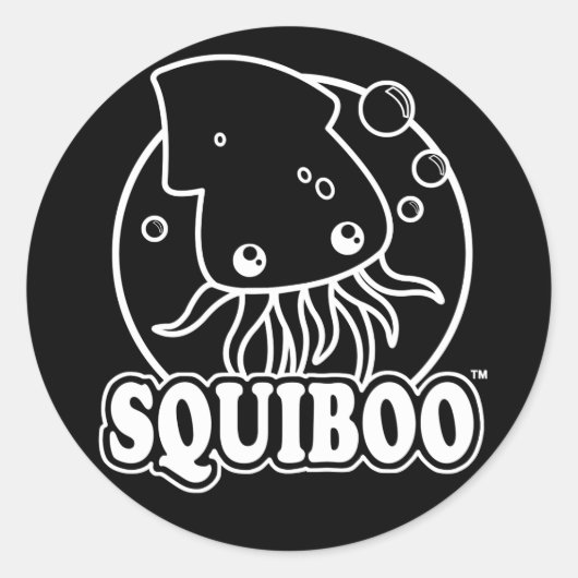 Cute Squid Sticker (Voorkant)