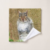 Cute Squirrel Bad Handdoek (Wasdoekje)