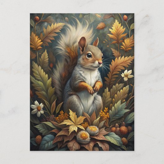 Cute Squirrel Briefkaart (Voorkant)