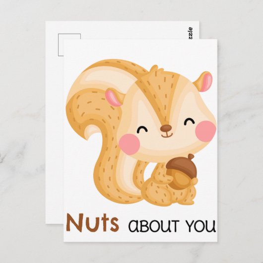 Cute Squirrel Briefkaart (Voorkant / Achterkant)