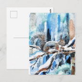 Cute squirrel briefkaart (Voorkant / Achterkant)