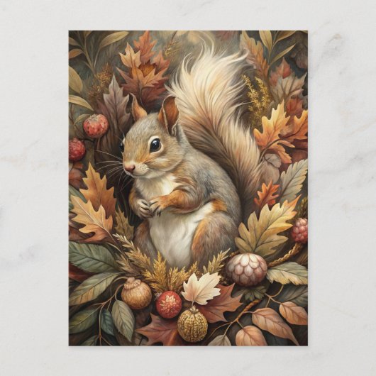Cute Squirrel Briefkaart (Voorkant)