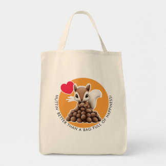 Cute Squirrel Canvas tas