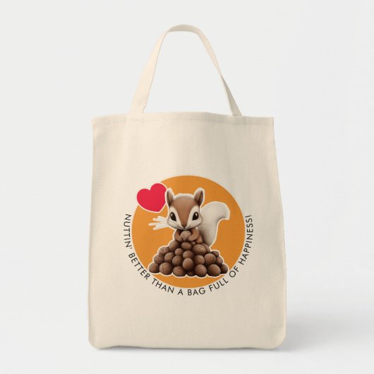 Cute Squirrel Canvas tas (Voorkant)