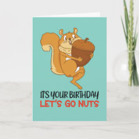 Cute Squirrel Cartoon Laten we gaan snotten grappi