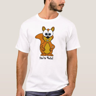 Cute Squirrel Cartoon T-shirt