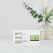 Cute Squirrel Doing Tai Chi Visitekaartje (Staand voorkant)