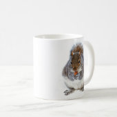 Cute Squirrel Eating a Nut Photo Coffee Mok (Voorkant rechts)