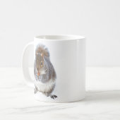 Cute Squirrel Eating a Nut Photo Coffee Mok (Voorkant links)
