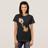 Cute Squirrel Feeding  Food Squirrel Cute Animal T-shirt (Voorkant volledig)