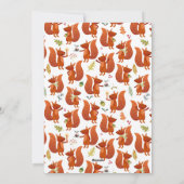 Cute Squirrel Feestdagenkaart (Achterkant)