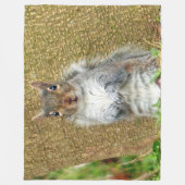 Cute Squirrel Fleece Deken (Voorkant)