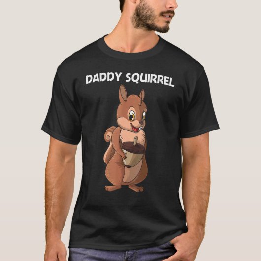 Cute Squirrel For Men Boys Squirrel Forest Anima T-shirt (Voorkant)