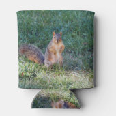 Cute Squirrel Foto Blikjeskoeler (Achterkant)