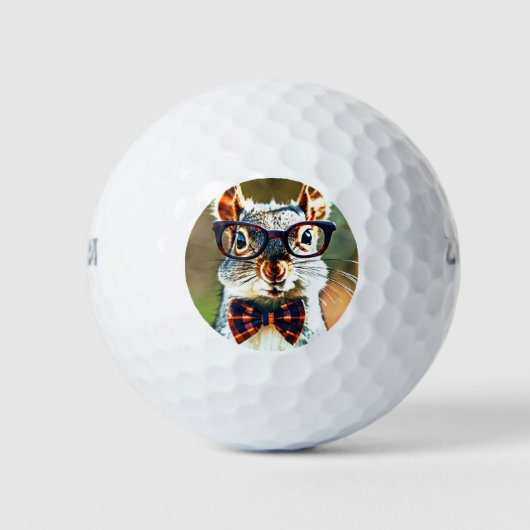 Cute Squirrel Golfballen (Voorkant)
