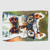 Cute Squirrel Golfhanddoek (Horizontaal)