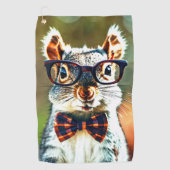 Cute Squirrel Golfhanddoek (Voorkant)