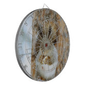 Cute Squirrel in een winterlandschap Dartbord (Voorkant Links)