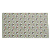 Cute Squirrel in Santa Hat met kerstcadeaudoos Kussensloop (Achterkant-Links)