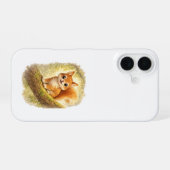Cute Squirrel iPhone 16 Case Kawaii Forest Hoesje (Achterkant horizontaal)
