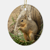 Cute Squirrel kerstboom Ornament (Links)