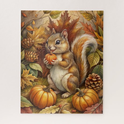 Cute Squirrel Legpuzzel (Verticaal)
