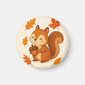 Cute Squirrel Magneet (Voorkant)