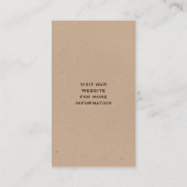 Cute Squirrel met Acorn | Wilde dieren Visitekaartje (Achterkant)