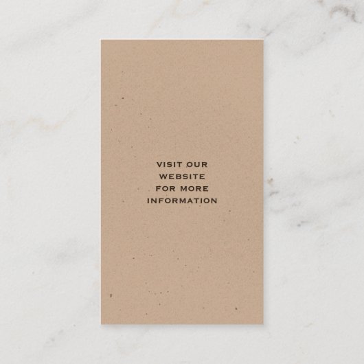 Cute Squirrel met Acorn | Wilde dieren Visitekaartje (Achterkant)