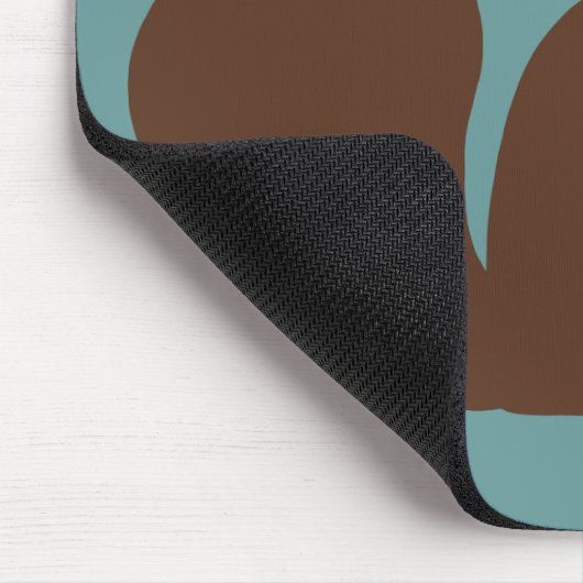 Cute Squirrel met koffie | Kunst voor dieren Muismat (Hoek)