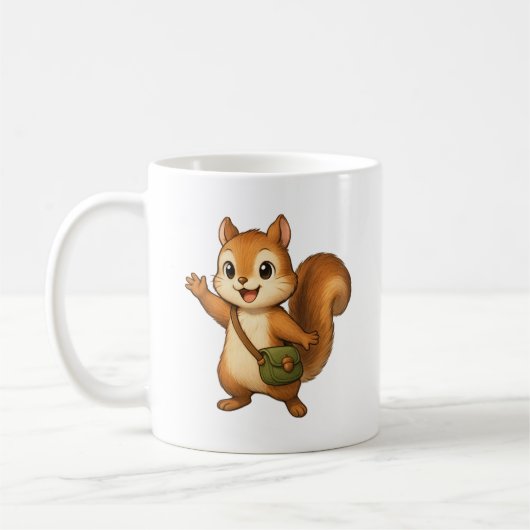 Cute Squirrel Mug – Okojo and Friends Koffiemok (Links)