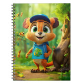 Cute Squirrel Notitieboek (Voorkant)