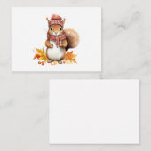 Cute Squirrel Notitiekaart  Notitiekaartje (Voorkant / Achterkant)