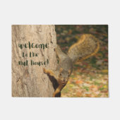 Cute Squirrel Nut House Deurmat (Voorkant)