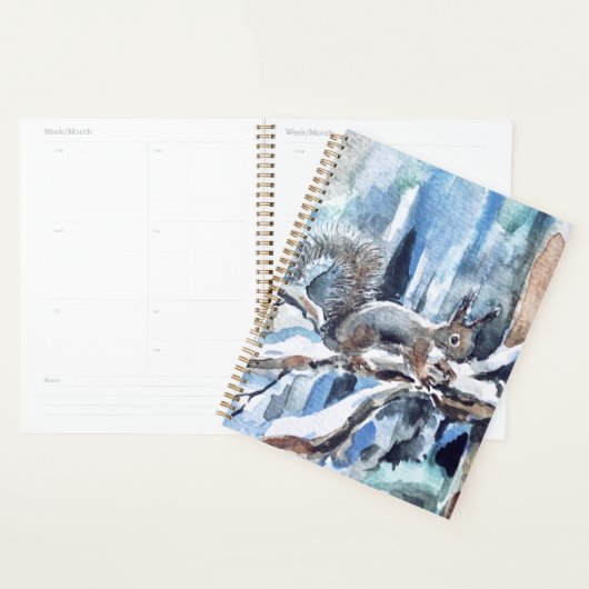 Cute squirrel planner (Display)
